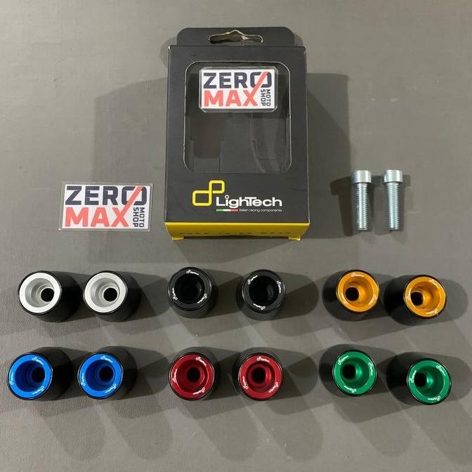 Bar End Jalu Stang Lightech Italy M8 Ninja 250 250R Karbu Z250 Z900
