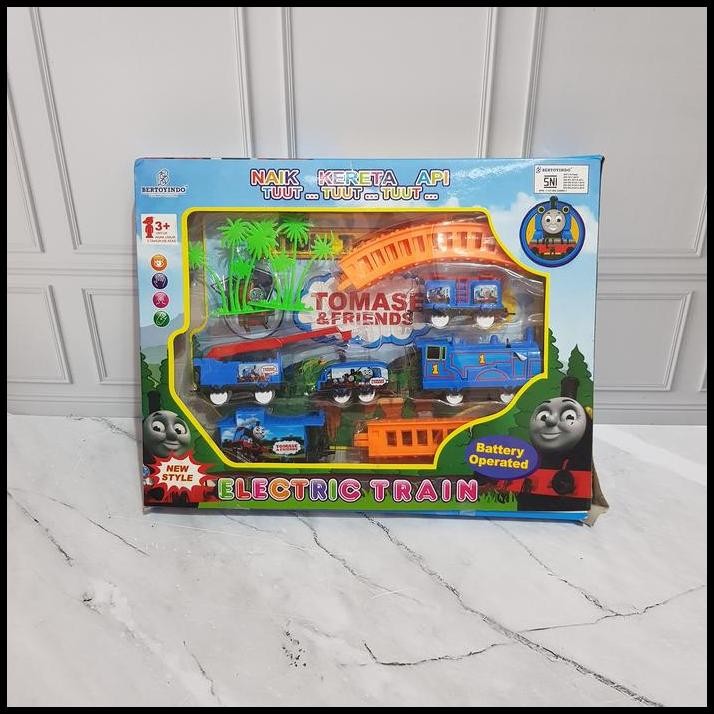 Mainan Set Track Kereta Api Tomas - Mainan Kereta Api Batre