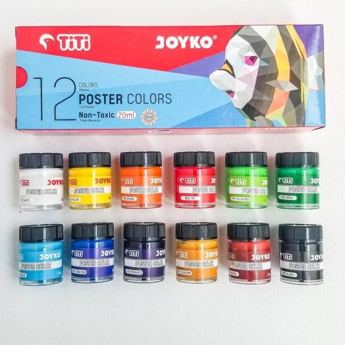 

Cat Poster Joyko Isi 12 Warna