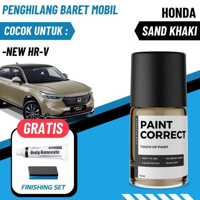 Cat Oles Penghilang Baret Mobil Honda Sand Khaki Pearl New Hrv Cokelat Muda