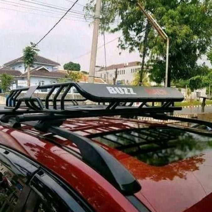 Rak Bagasi Atas Mobil Pajero Sport+Cross Bar Merek Busrak