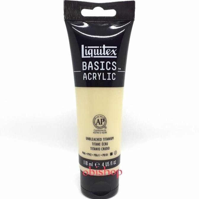 

Cat Akrilik Liquitex Basics Acrylic 118 Ml Unbleached Titanium