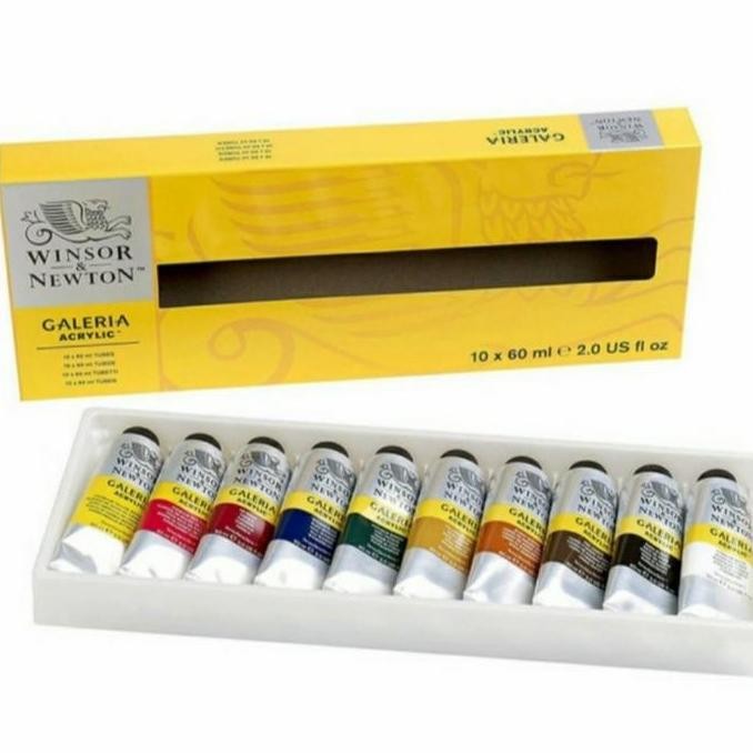 

Cat Akrilik Galeria Acrylic Colour Set 10 X 60 Ml Winsor & Newton