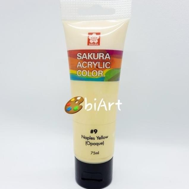 

Cat Akrilik Sakura Acrylic Color 75 Ml Naples Yellow