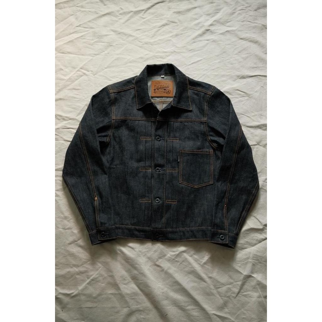 Adelaide Denim 13oz Kuroki Japan Type-I T Back Jacket Non-Selvedge KS