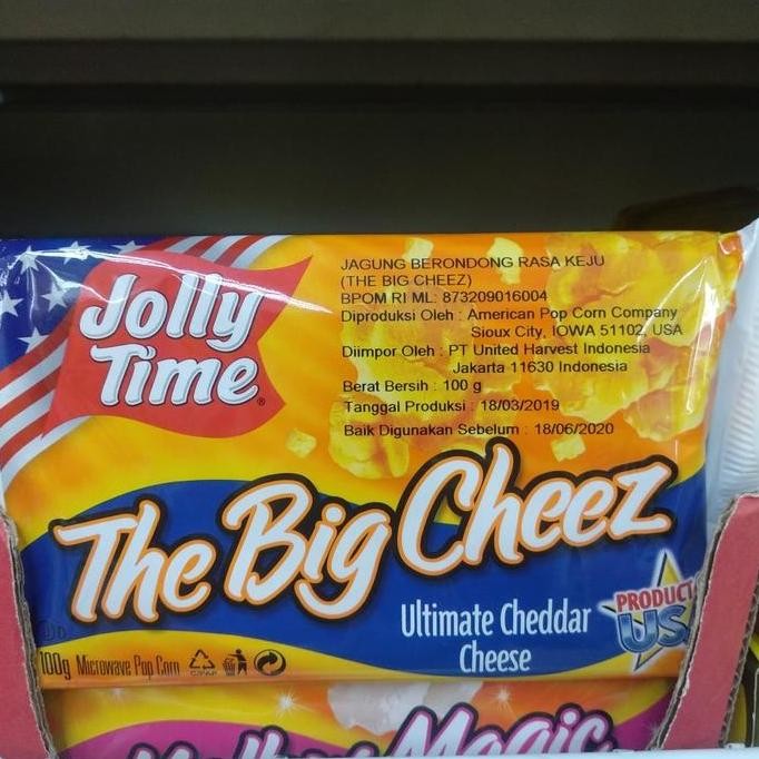 

JB Jolly Time Jagung Berondong The Big Cheez 100g None