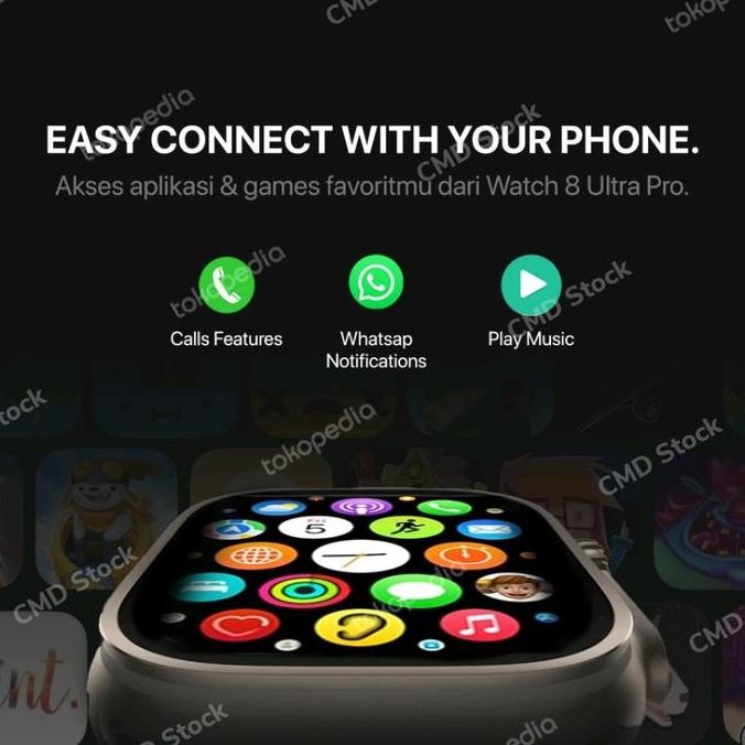 Baru Smart Watch Series 8 Ultra Bluetooth Support Ios Android Jam Tangan Pintar