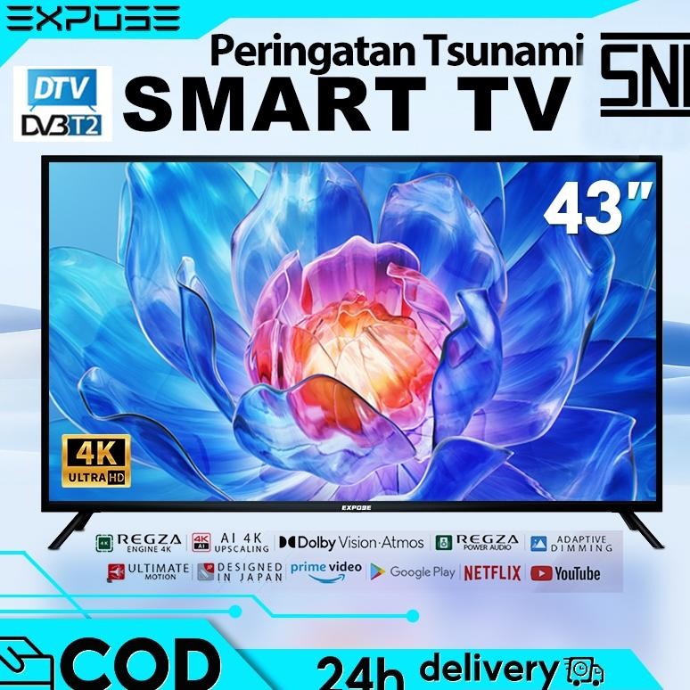 TV Android 43 inch Smart TV 32 inch Televisi LED 1080P TV WIFI Televisi 5 tahun garansi