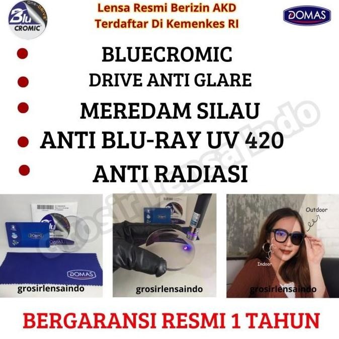 Lensa Kacamata Sv One Drive Blueray + Photocromic By Domas