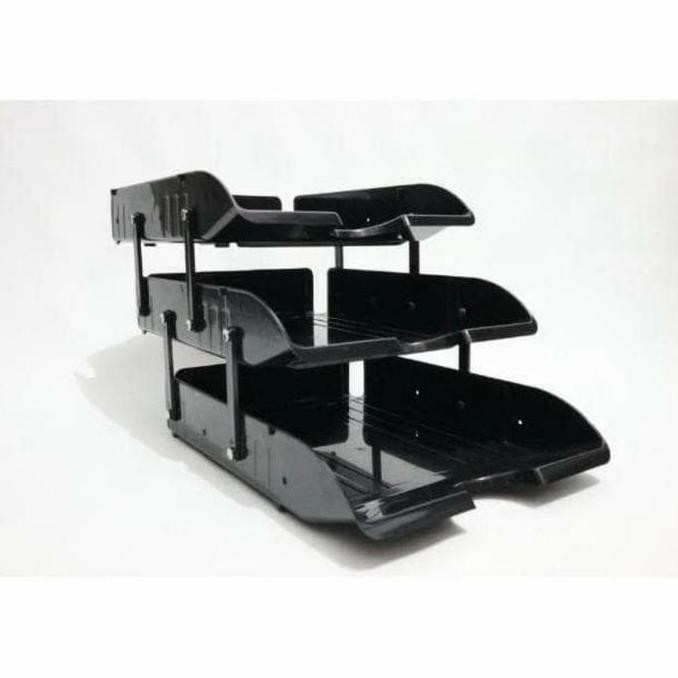 

Tray Dokumen 3 Susun | Elevated Tray | Rak Kertas Surat Moshi-Moshi