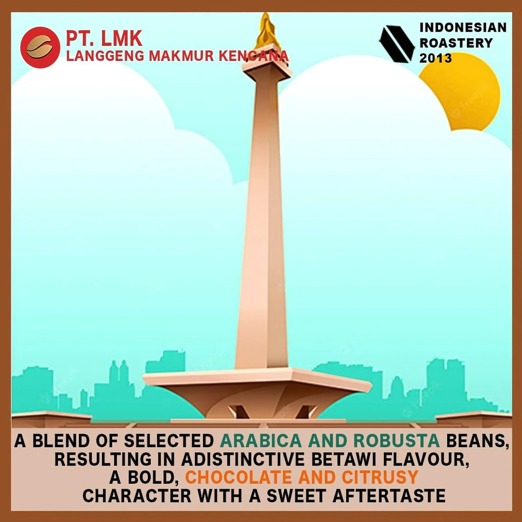 

Kenal Coffee Betawi Blend Espresso Kopi Indonesia 80% Arabika 20% Robusta