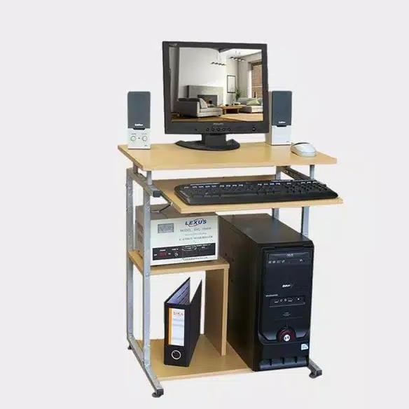 Baru Meja Komputer Besi Cd382 Tk - Meja Sekolah Belajar Laptop Tahan Lama