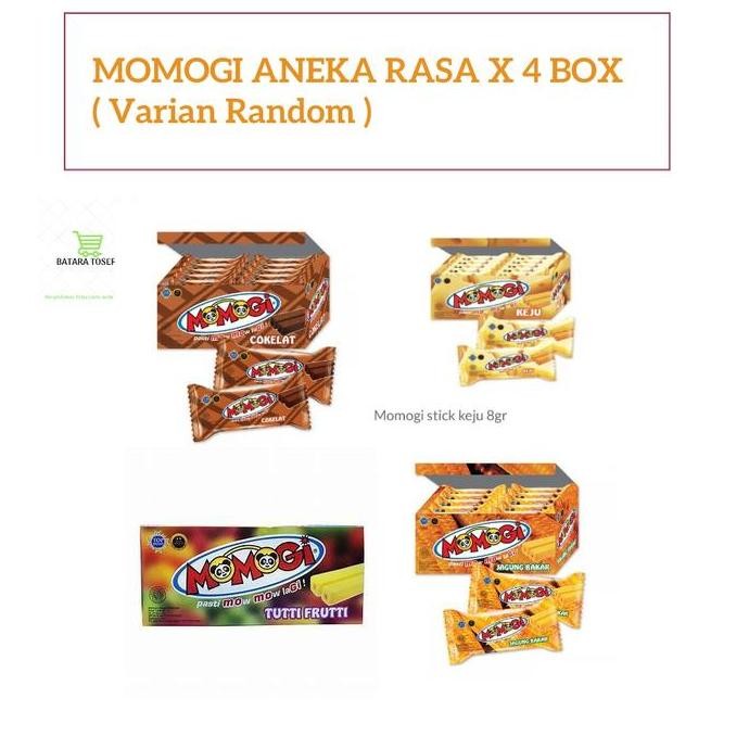 

JB Snack Momogi Aneka Rasa X 4 Box (Varian Random) None