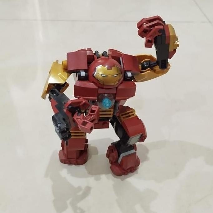 Lego MARVEL MOC The Hulk Buster Smash. Ori Original asli