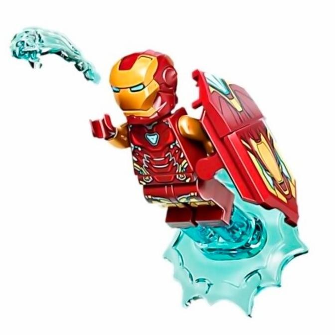 LEGO SH731- Iron Man Mark 85 Armor - Black Hair (76192)