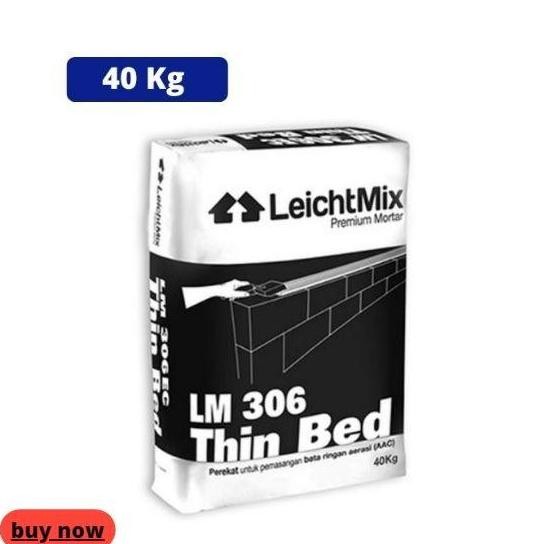 SALE MORTAR PEREKAT BATA RINGAN LEICHMIX LM306 40KG LEM PEREKAT HEBEL BLOK AAC