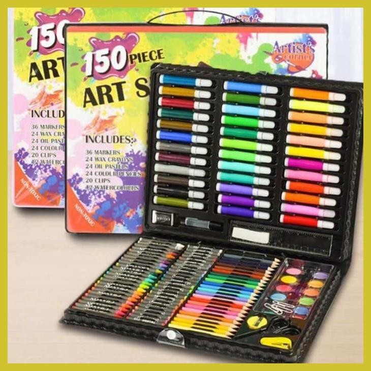 

(VIRAL PRODUK) *L_ CRAYON 150 / CRAYON PENSIL WARNA ART SET PENSIL WARNA CRAYON GOOD QUALITY