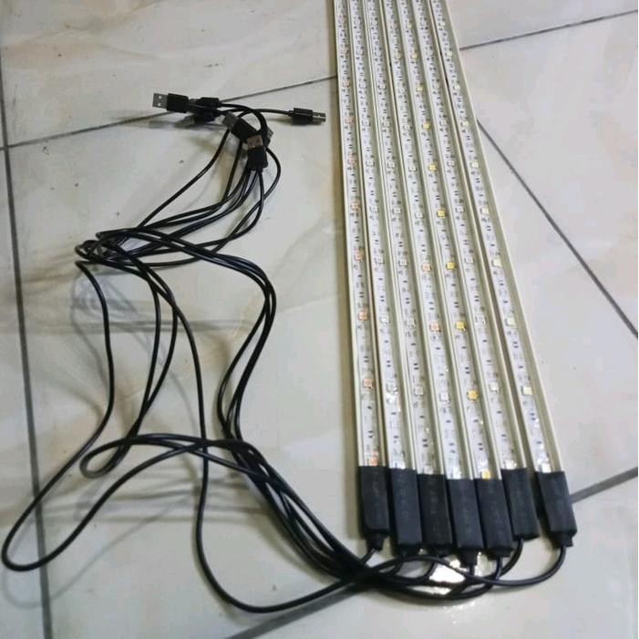AL Lampu Aquarium 1 Meter 5 Volt Chana Arwana.