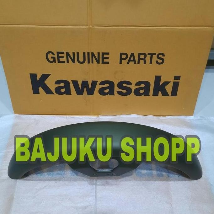 Spakbor depan kawasaki w175 w175 se hijau doff orinal kawasaki