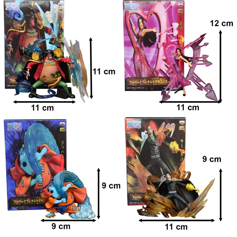 Terlaris One Piece Boa Hancock Kurohige Blackbeard Crocodile Jinbe Action Figure