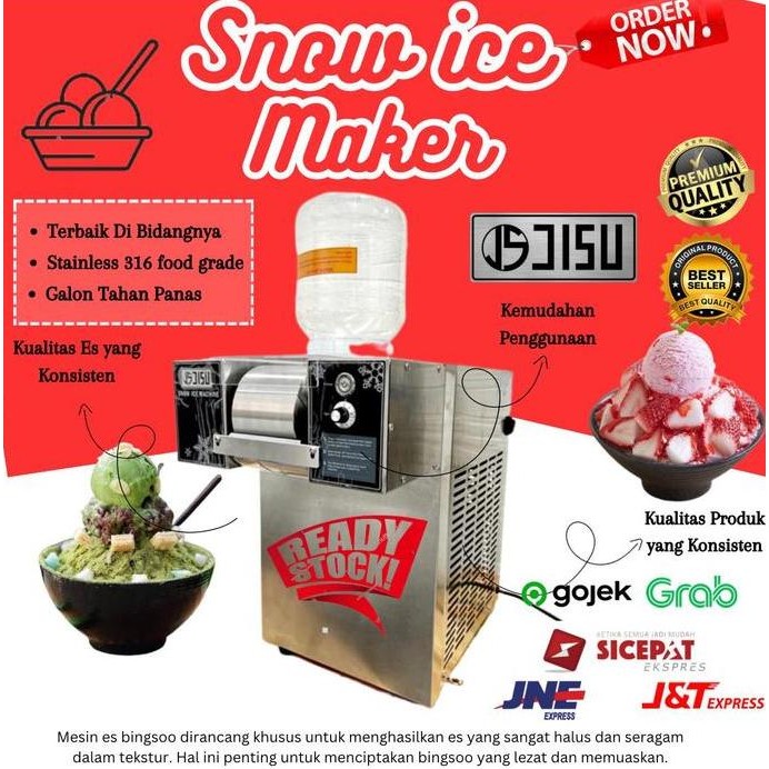 Mesin Es Bingsoo Mesin Bingsu Snow Ice Maker Mesin Es Bingso Korea