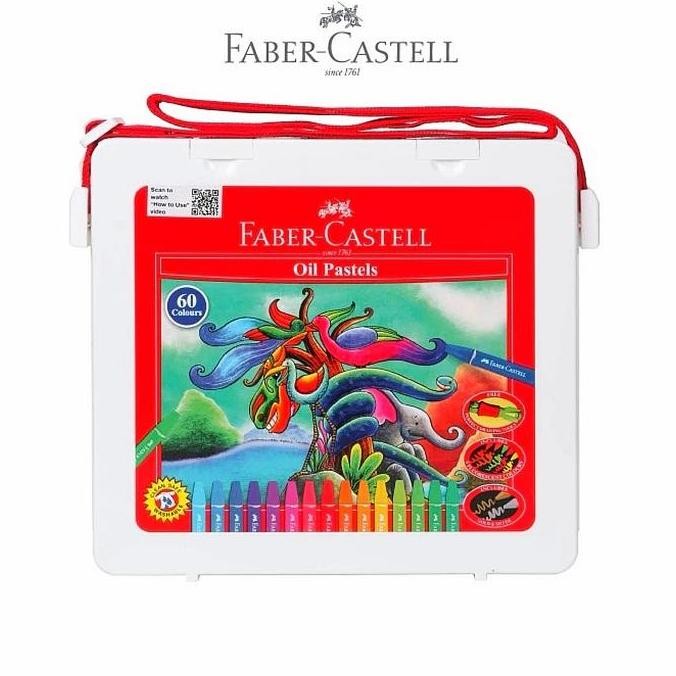 

Crayon Hexagonal Oil Pastel 60 Faber-Castell (Plastic Bag)
