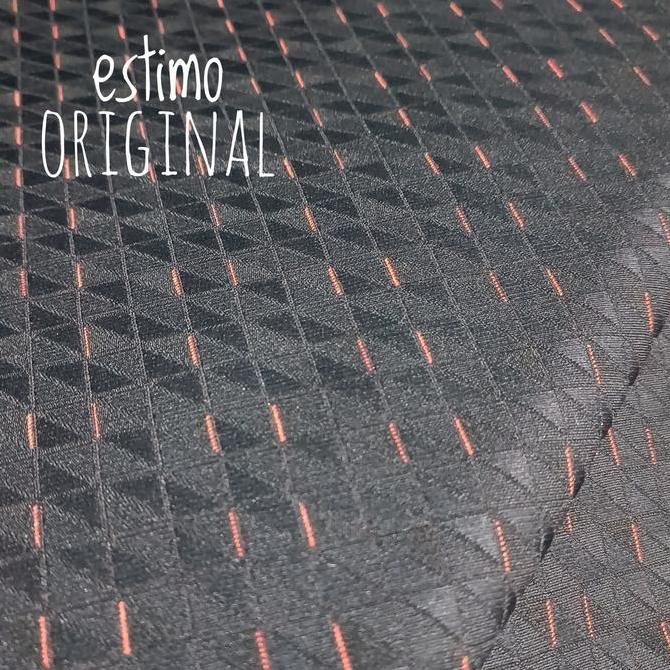 Kain Jok Mobil Brio Rs Original 2017 - 2019 Hitam Orange