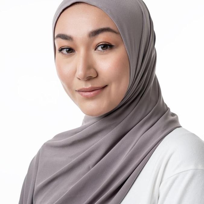 HAMEEDA - JEMMA INSTANT PASHMINA | JERSEY BERGO PANJANG JILBAB BASIC KERUDUNG MUSLIM WANITA