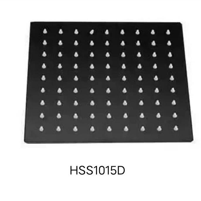 Head Shower Kotak Hitam (Kepala Shower Only ) / Rain Shower Black