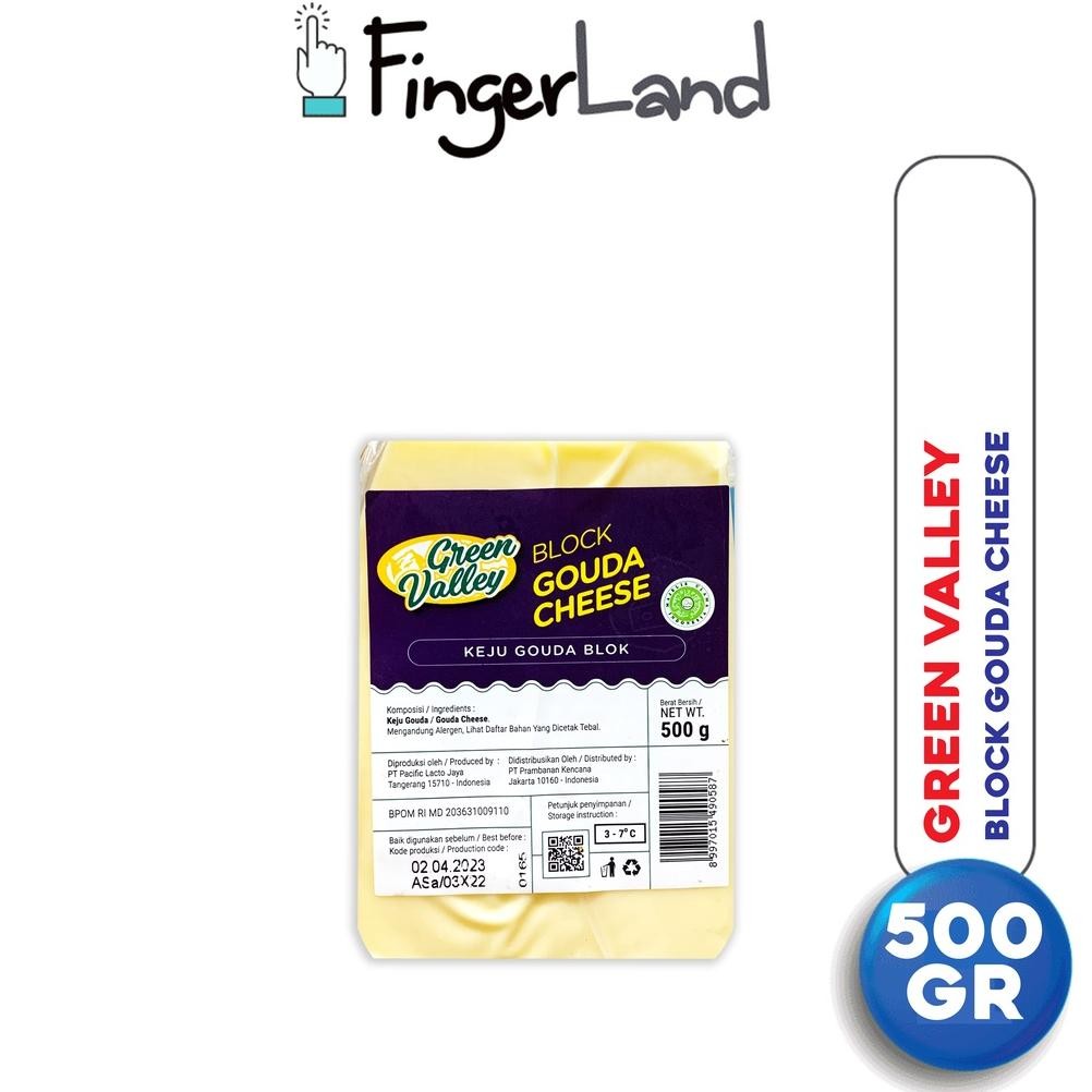 

NO_MORE Green Valley Block Gouda Cheese 500 Gram Keju Gouda