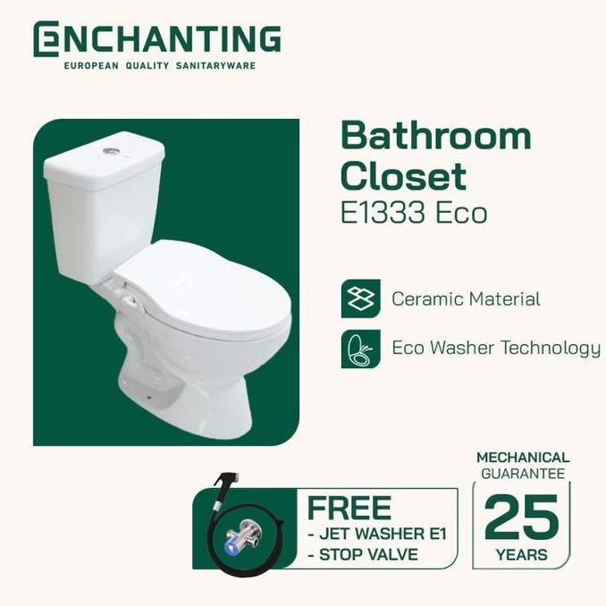 Toilet / Kloset Duduk Europe Enchanting E1333Eco