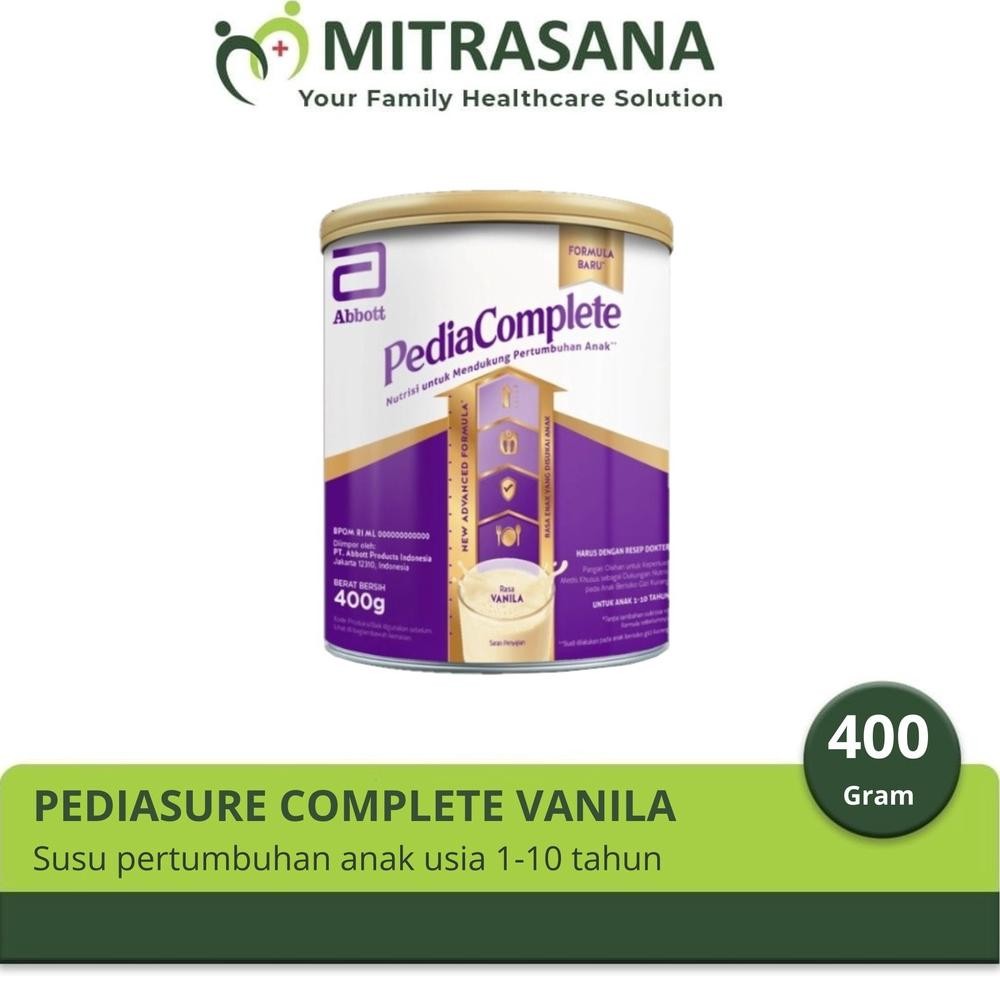 

NO_MORE Pediasure Complete Vanila 400 Gram - Susu Pertumbuhan Anak