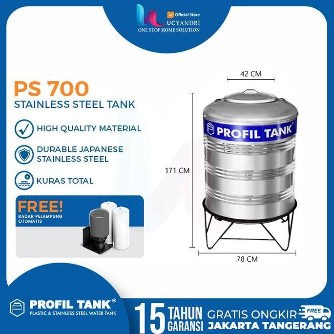 Tangki Air Stainless Profil Tank Ps 700
