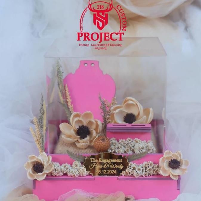 Kotak Perhiasan Seserahan Rustic