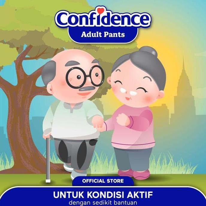 Confidence Popok Dewasa 20 pcs - Confidence Adult Premium Pants M L XL - Confidence Popok Celana Dew