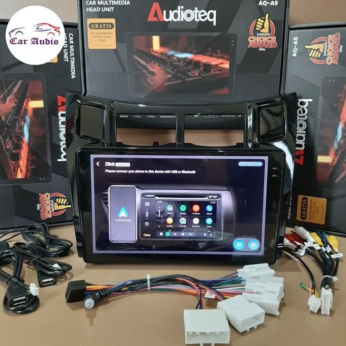 Head Unit Android 9 inch Yaris Bakpao atau Yaris Lele Yaris 2006-2012