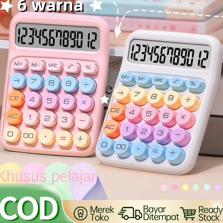 

Kalkulator multifunksional manis berwarna permen, calculator lucu spesifik murid, penting untuk belajar,kado ultah,kalkulator ungu Nugi