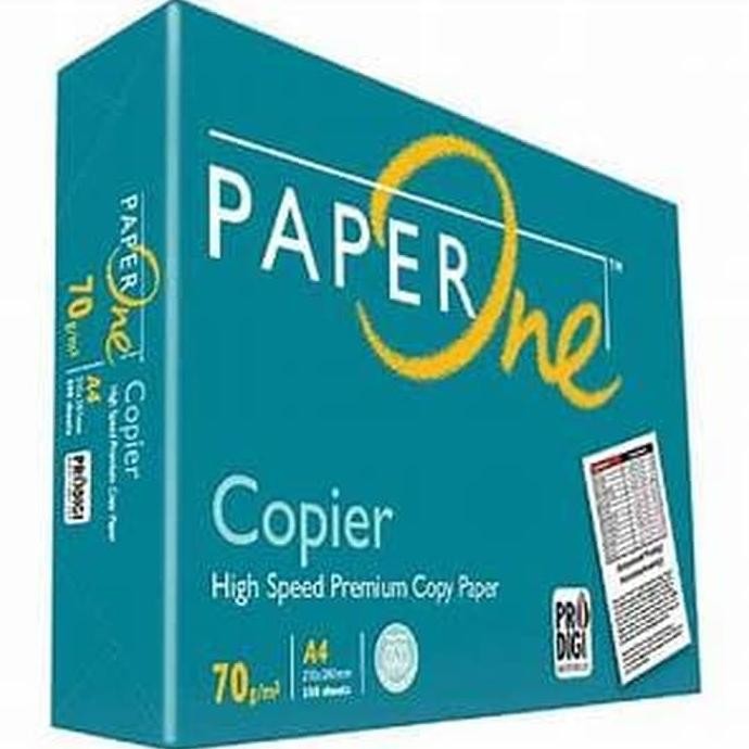 

Paper One Kertas HVS 75Gr A4 F4 Kuarto/ Kertas Fotocopy / Kertas Print / 75 A4 / 75 Folio / QTO Nugi