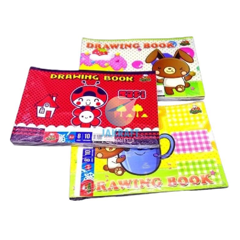 

(10 Pcs) GROSIR Buku Gambar DODO A4 Isi 8 Lembar Tebal Putih Polos DODO Murah Berkualitas Dari Sinar Dunia | PACK Nugi