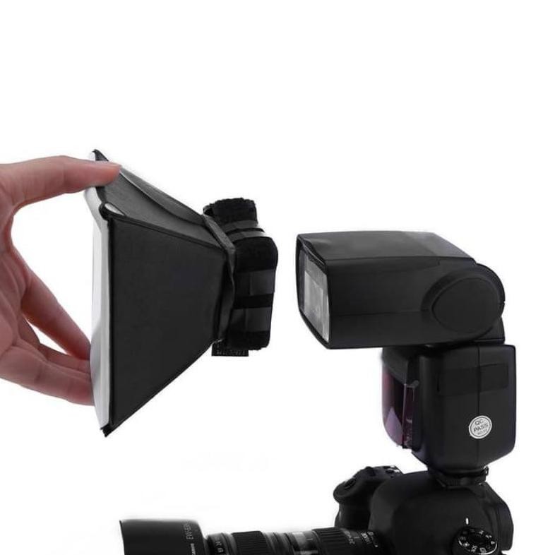 Softbox diffuser flash sofbox flash difuser flash soft box diffuser flash eksternal sof box Nugi