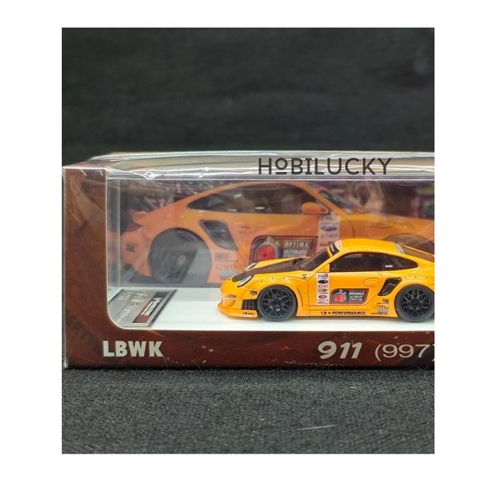Timothy Pierre 1/64 LBWK Porsche 911 997 Coupe Gloss Orange 109/699