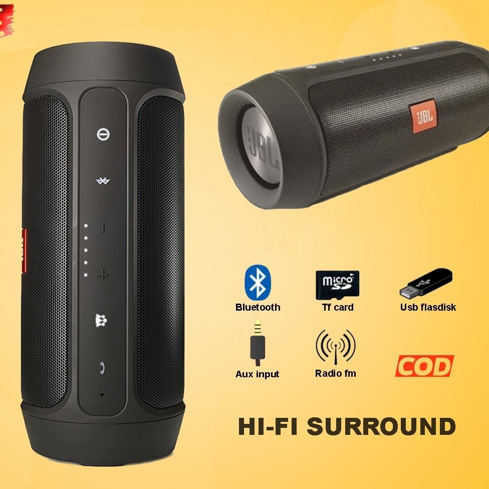 SPEAKER BLUETOOTH WIRELESS SPEKER PORTABLE CHARGE 2 SPIKER BLUTUT MUSIC BOX MP3 PLAYER JBL Nugi