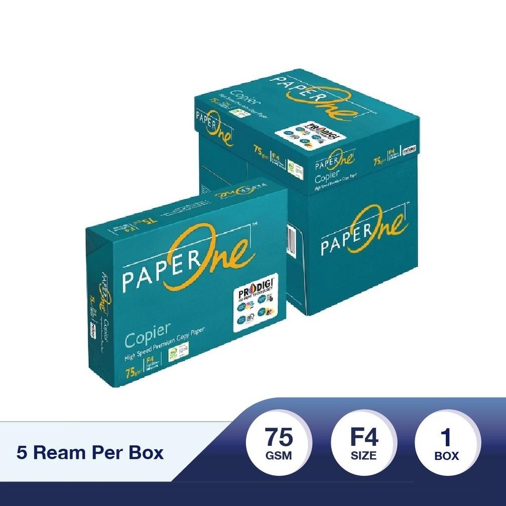 

(GOSEND/GRAB) Kertas HVS A4 , F4 75Gram PaperOne / Kertas Hvs Copy Paper / Kertas Fotocopy / Print Paper PP Lite Nugi