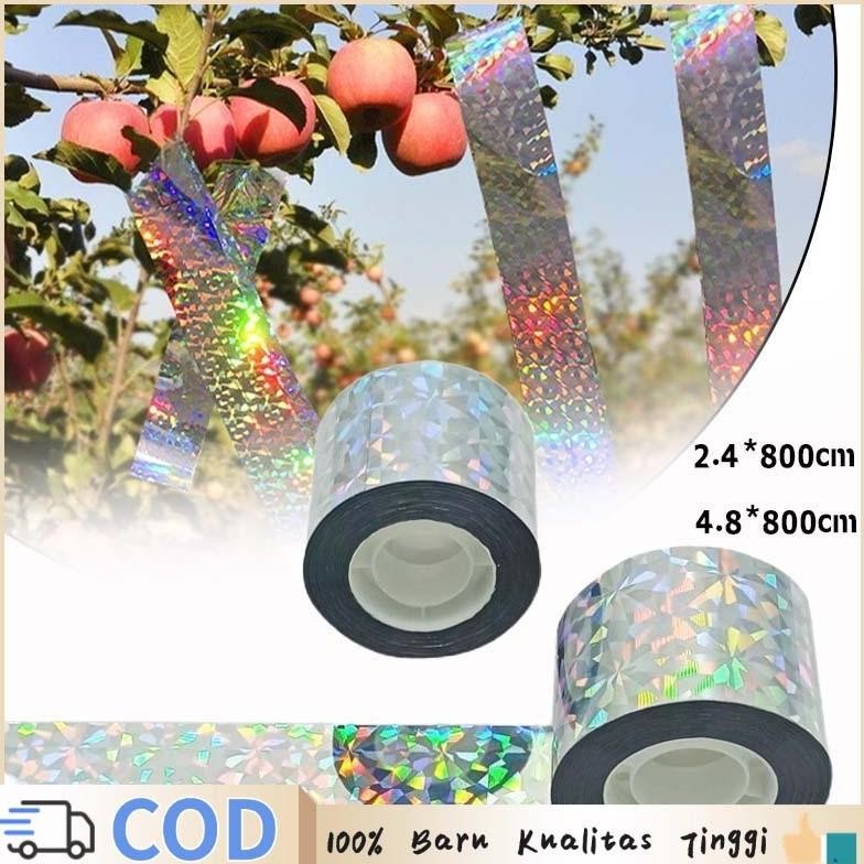 80m Pita Pengusir Burung Plastik Pengusir Burung Pengusir Burung Di Sawah Pengusir Burung Nugi