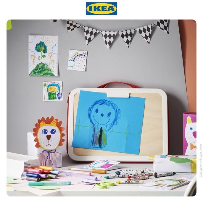 

Ikea Mla Tas / Kotak Menggambar Portabel 35X27 Cm Kayu Kertas