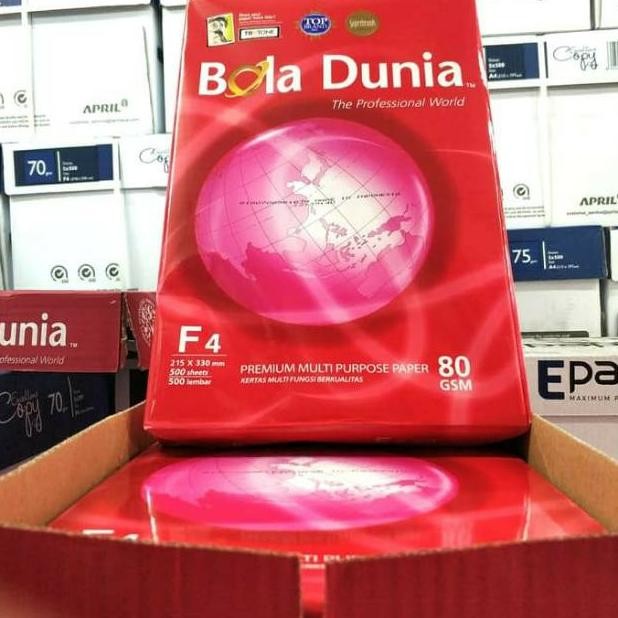 

Kertas F4 80 Gram Bola Dunia Nugi