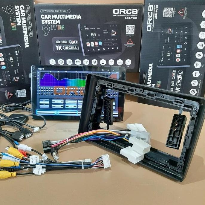 HEAD UNIT ANDROID ORCA CALYA SRA ANDROID 9 INCH ORCA 2/64 GB ANDROID AUTO CALAY