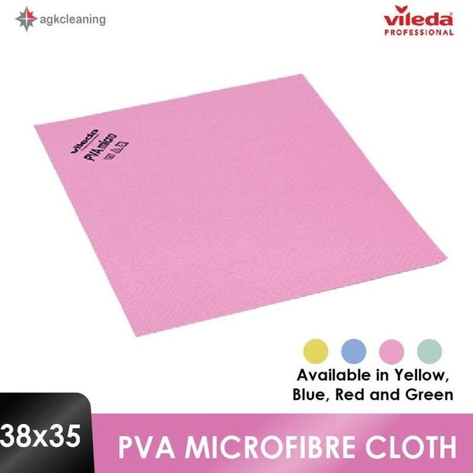 PVA Microfibre Cloth - Kain Lap Microfibre - Lap Kanebo (PVA) Pink
