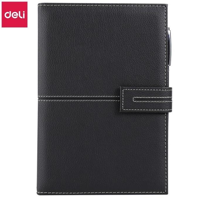 

Tersedia Deli EN139L Gift Set Notebook A5 - Agenda Kulit + Pulpen Gel Premium Hitam