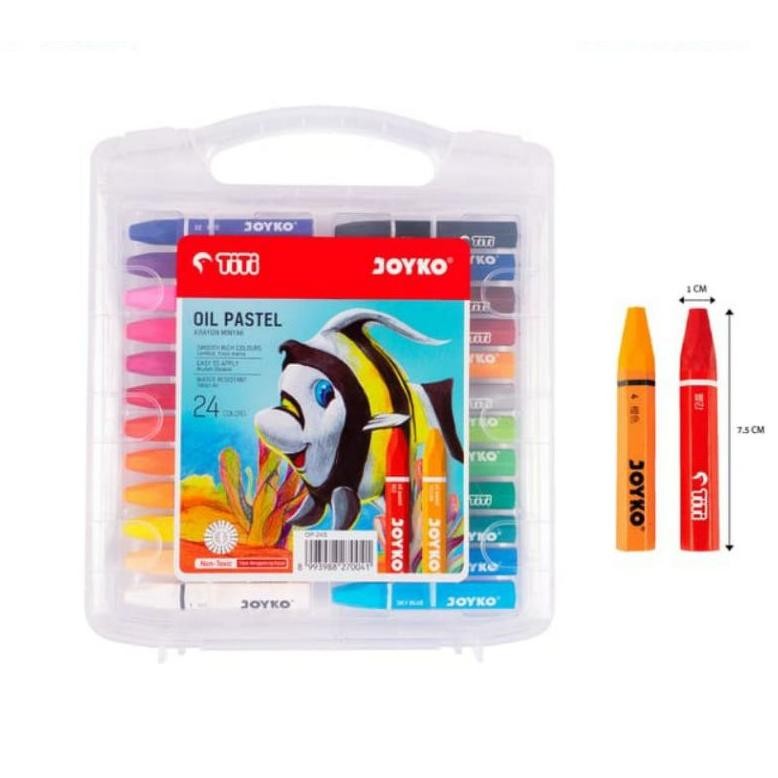 

Krayon Crayon Oil Pastel JOYKO 24 Warna Nugi